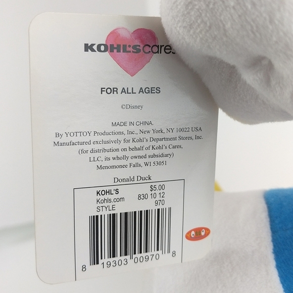 Disney Donald Duck Stuffed Animal - Picture 9 of 11